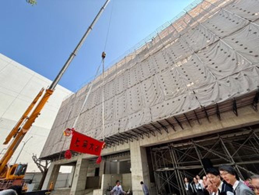 中賓立體停車場BOT案4/2上梁 中市交通局：進度超前拚9月提前完工啟用