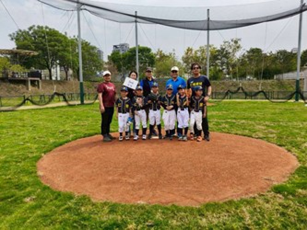 歡慶兒童節！多一處揮棒奔跑好去處  水湳公園簡易棒球場正式啟用