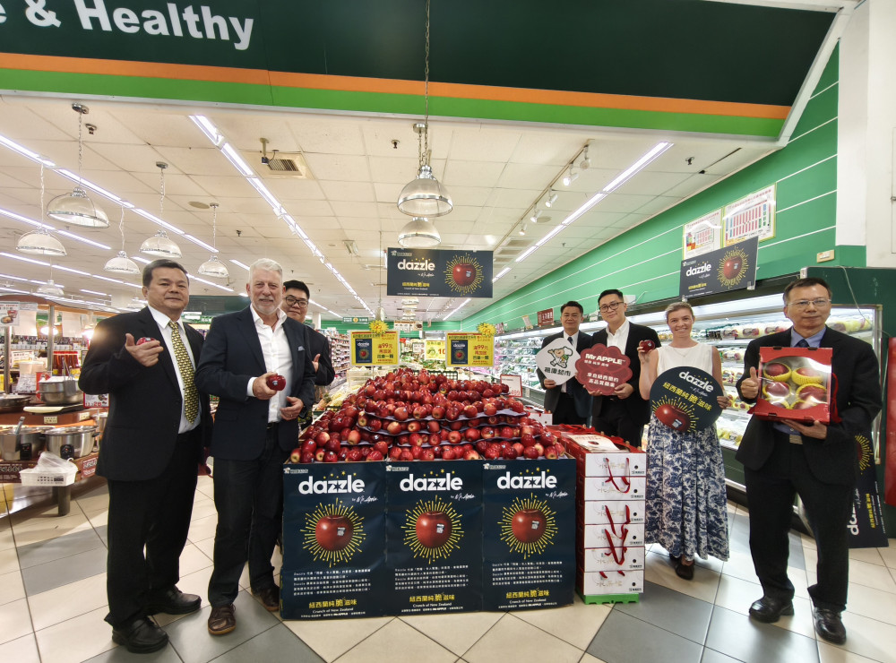 紐西蘭Dazzle炫麗蘋果新貨到港 楓康超市4/17起全台率先開賣