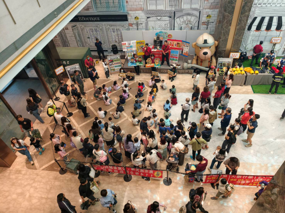 義享時尚廣場攜手消防局　小小消防員體驗夯翻兒童節