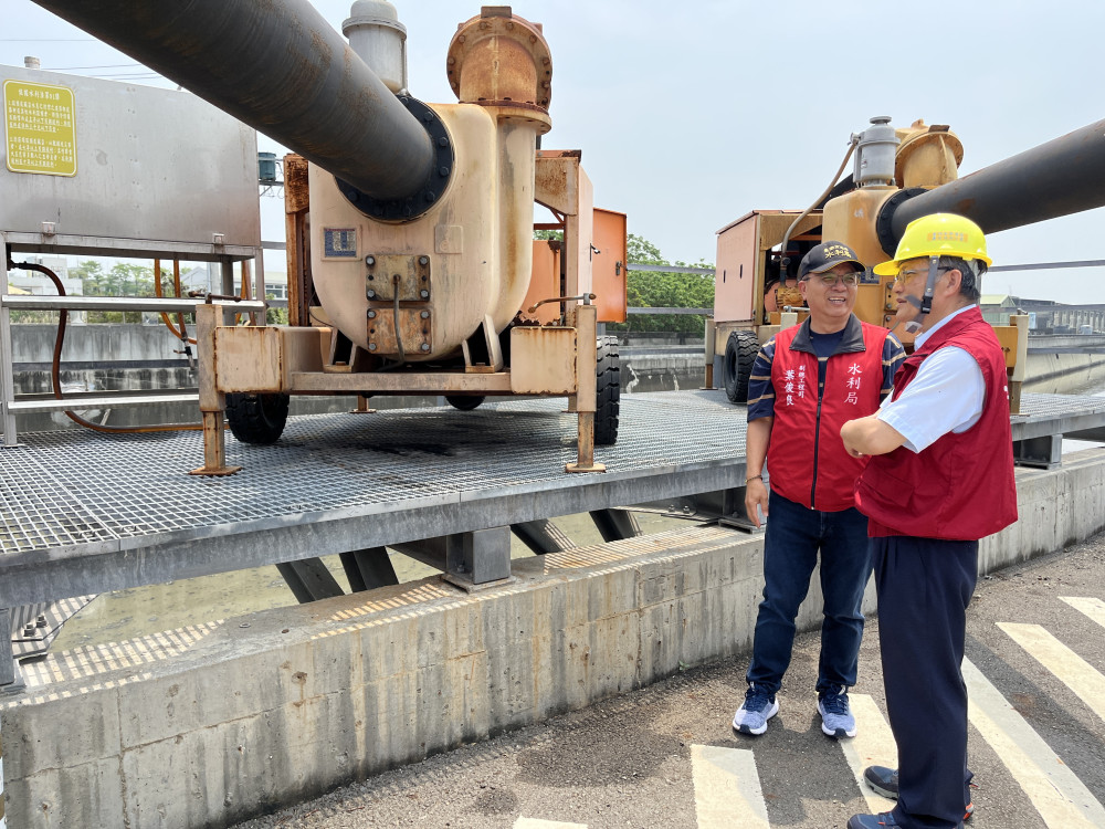 水利署抽檢臺南防汛設備 肯定專業維護能力