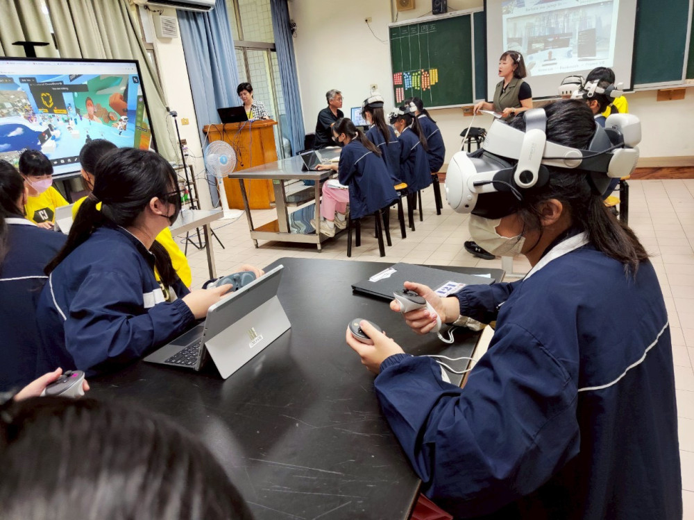 臺南5校核心領航 全面啟動沉浸科技導入教學