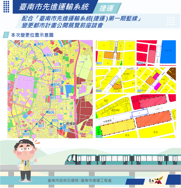 臺南捷運藍線聯開啟動，年底拚動工，市府廣邀地主共創城市榮景