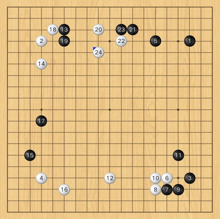 「棋長一尺，力大無窮」逆境求勝--圍棋棋局欣賞（黑白子/觀戰）