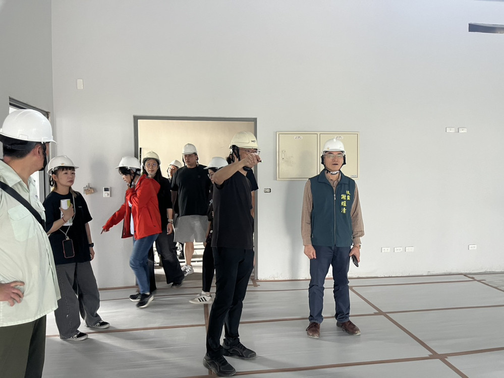 台南安南區全民運動館 5 月竣工 謝耀清視察強調品質安全