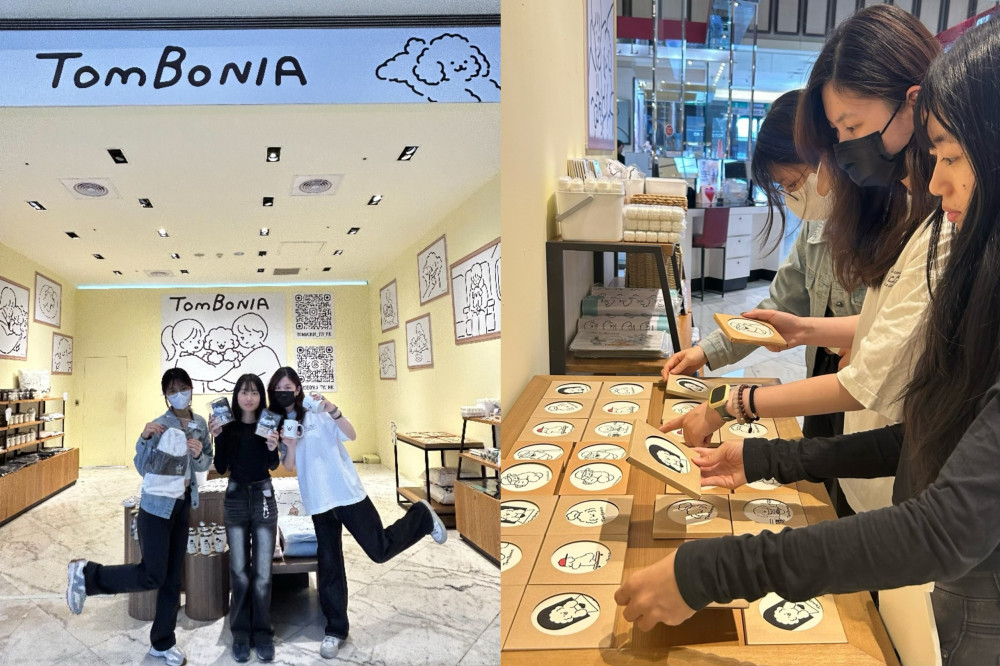 Tombonia首度南下爆紅！新光三越高雄左營店快閃店療癒登場掀打卡潮
