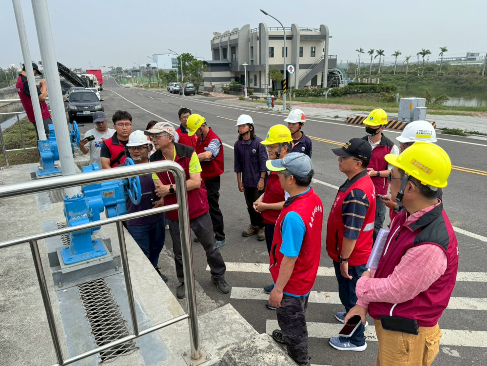 水利署抽檢臺南防汛設備 肯定專業維護能力