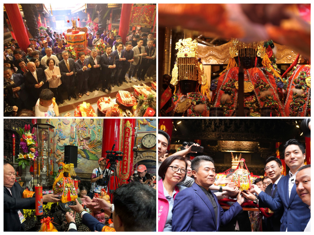 大甲媽4/17晚起駕遶境賜福  副市長黃國榮恭請上轎   祈願台灣國泰民安