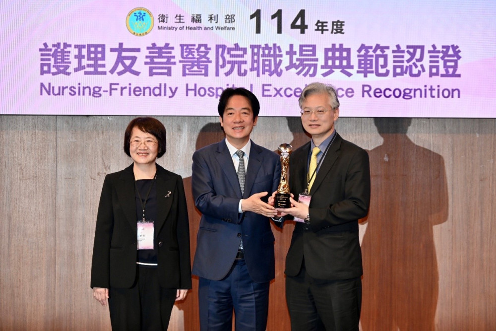 中榮奪首屆護理友善職場認證醫學中心典範獎 努力打造友善護理職場、樹立標竿