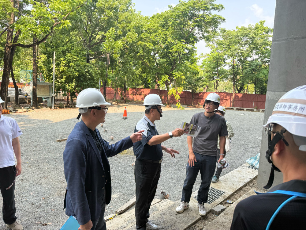 臺南新營全民運動館工程進度達 75％ 預計 8 月完工