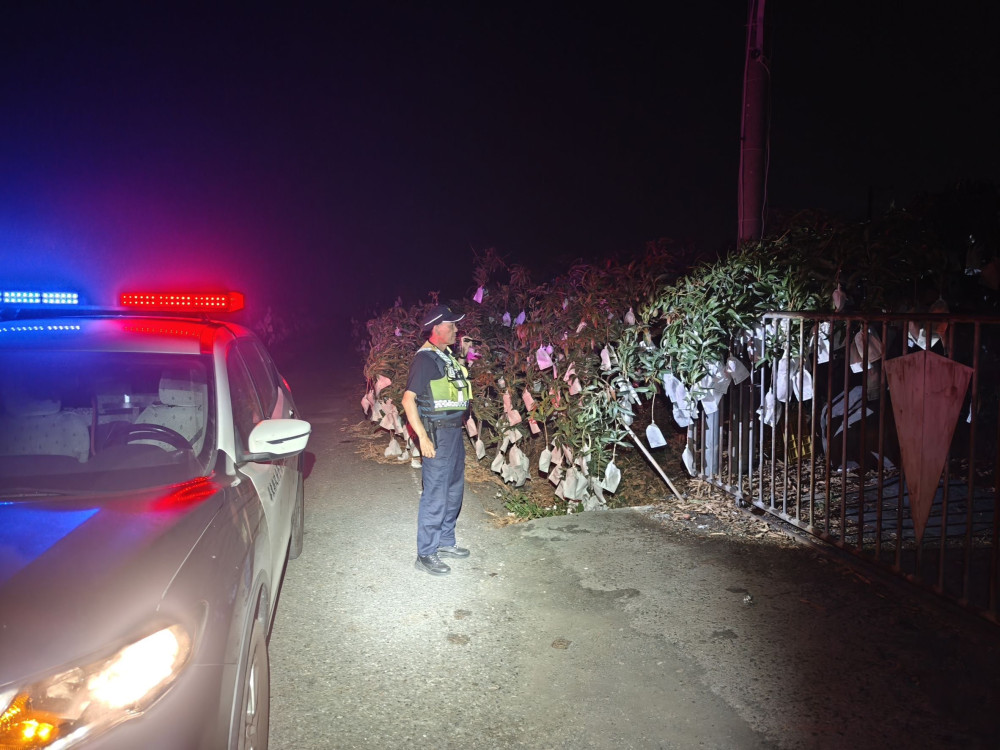 守護農民心血 枋寮分局啟動全天候護芒行動