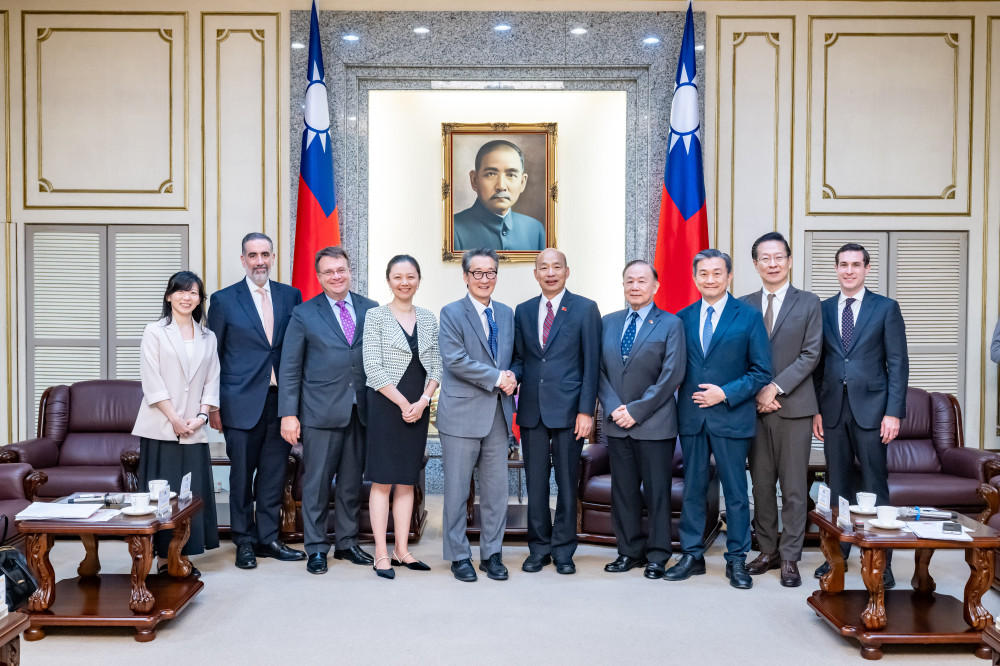 立法院韓國瑜院長接見華府智庫「戰略暨國際研究中心」（CSIS）訪團一行 韓國瑜：跨黨派交流展現台灣民主韌性