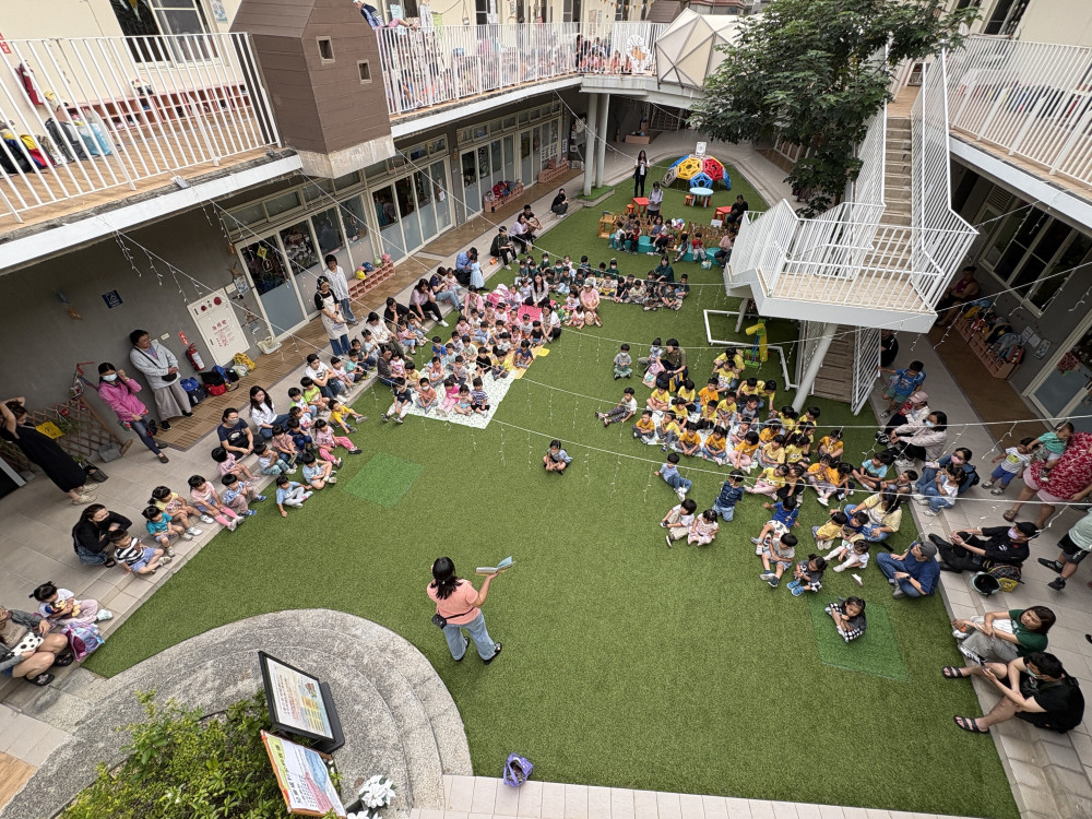 草衙圖書館進校園！草地閱讀派對掀親子共讀熱潮