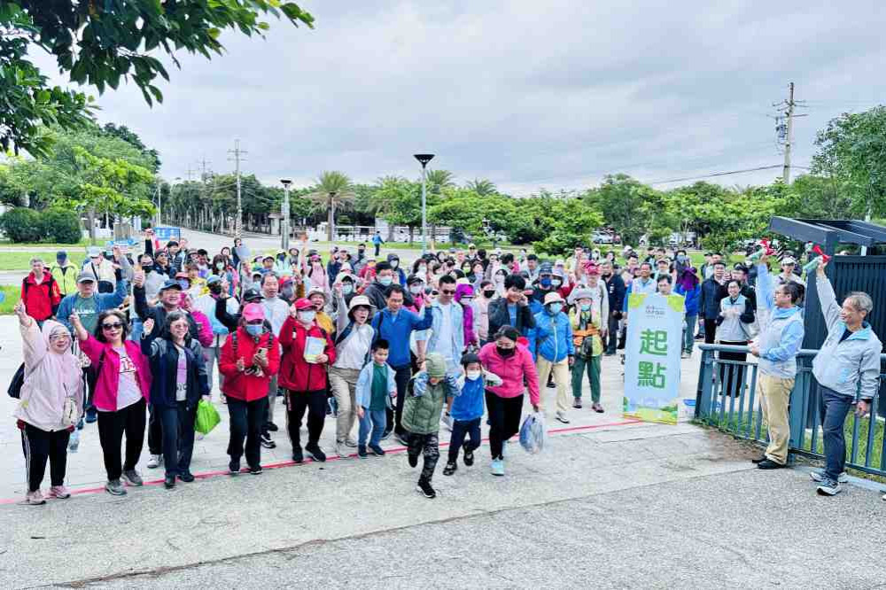 竹市「風城GO GO．健康夠夠」第4場健走　倡導無菸樂活及健康生活