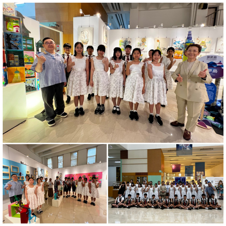 以想像力打造夢幻島嶼！ 小學生的創作進駐專業藝術殿堂　
