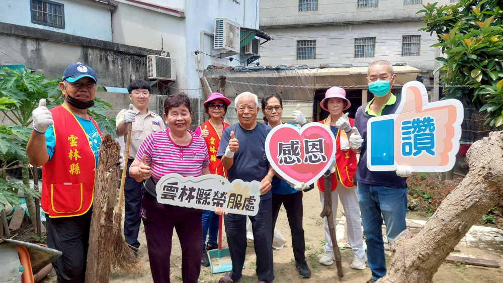 雲林榮欣志工暖心到府清潔服務 落實關懷榮民眷