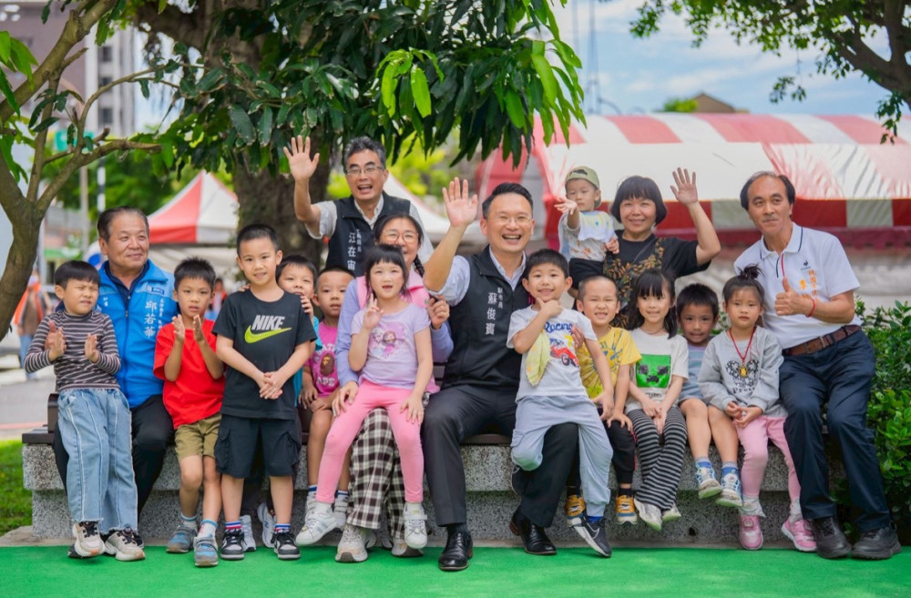 大溪埔仁共融公園啟用　蘇俊賓：桃園人均公園綠地大躍升