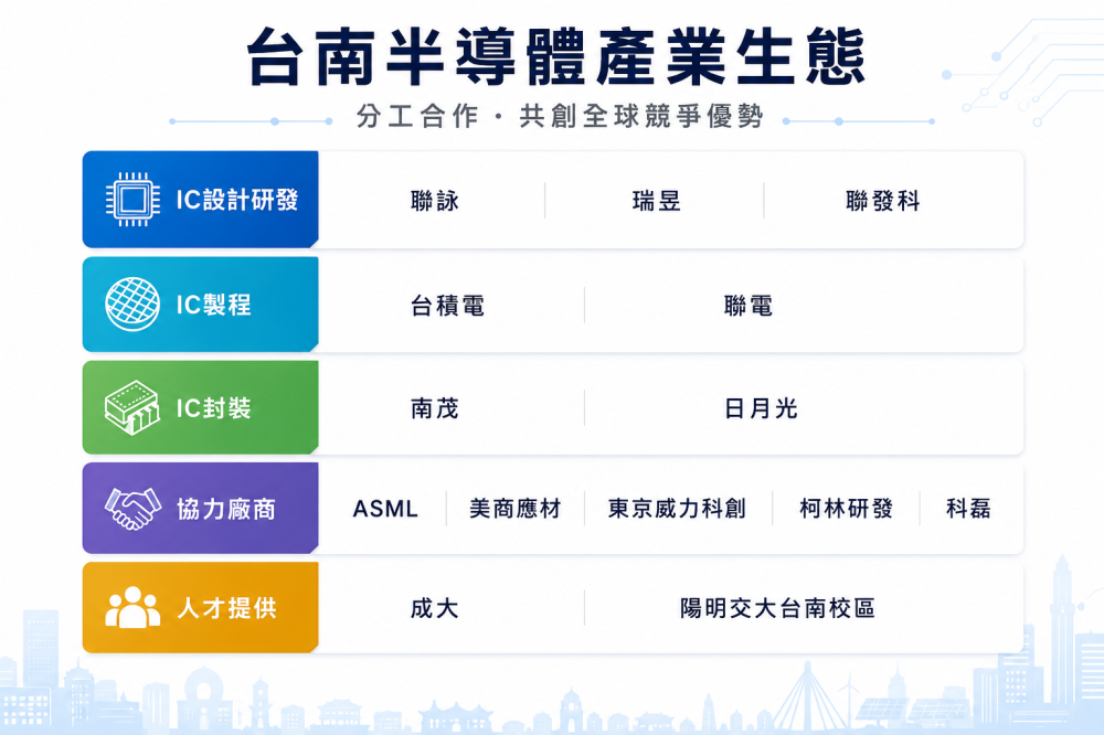 南科躍升全球AI供應鏈核心　台南科技聚落進入黃金成長期