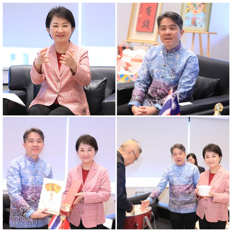 台泰情誼再加溫！文那隆代表3度與盧秀燕會面   讓世界走進台中