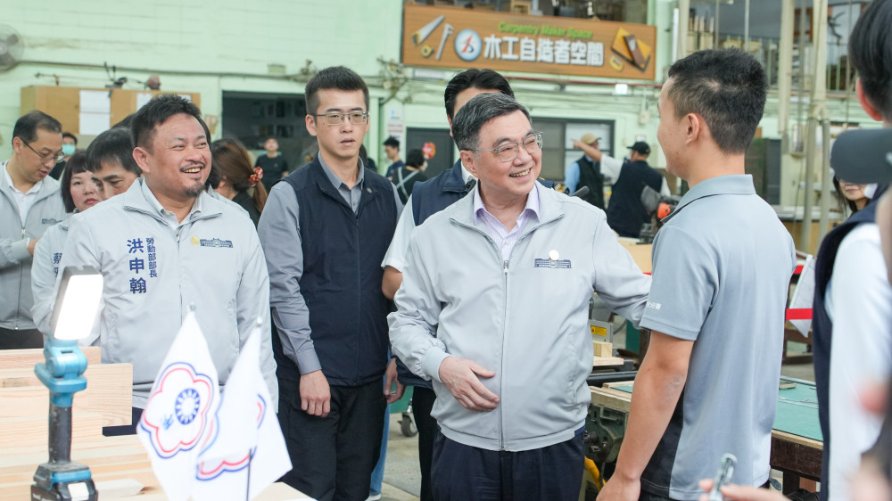 行政院院長卓榮泰訪視第48屆國際技能競賽國手及培訓團隊