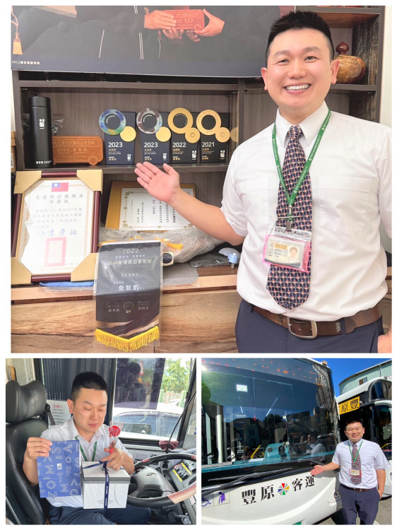 從輪椅乘客到高中生感謝信！中市交通局點亮候車燈 公車駕駛暖心接送