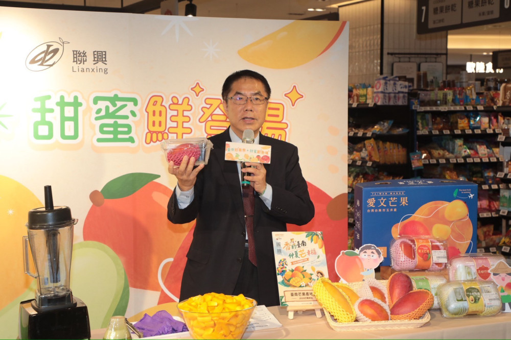 台南芒果進軍全台通路 黃偉哲力推優質農產拓展市場