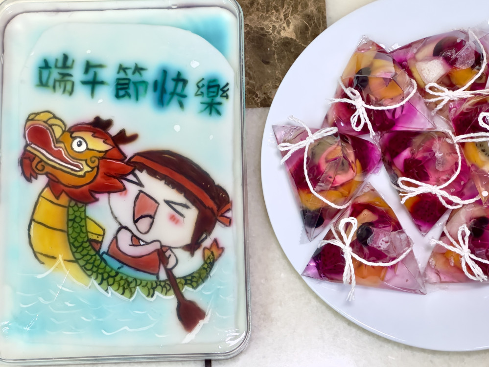 端午創意粽品夯 台南水果粽與果凍花粽吸睛登場