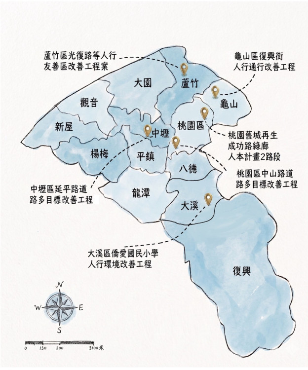 打造人本友善城市 內政部核定桃園9案「永續提升人行安全計畫」獲近2億補助