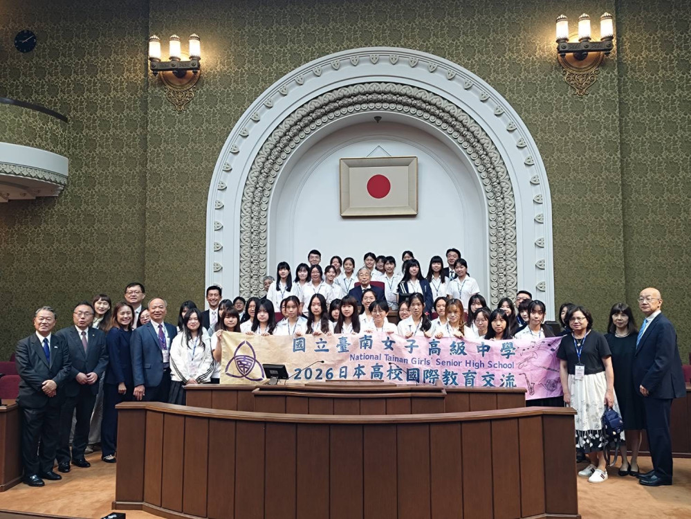 臺南女中赴京都交流演出 音樂、儀隊與舞蹈展現青春風采