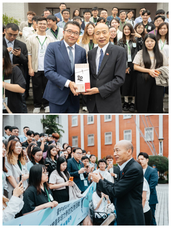 中市青諮會走進民主殿堂　立法院長韓國瑜勉勵青年關心公共事務