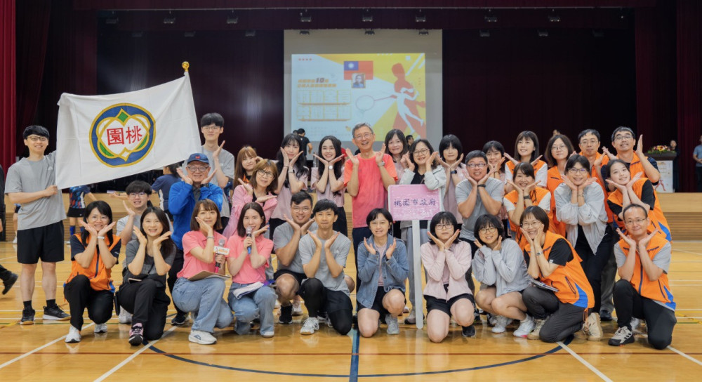 桃市第10屆公教羽球錦標賽登場　王明鉅勉以球會友、健康完賽