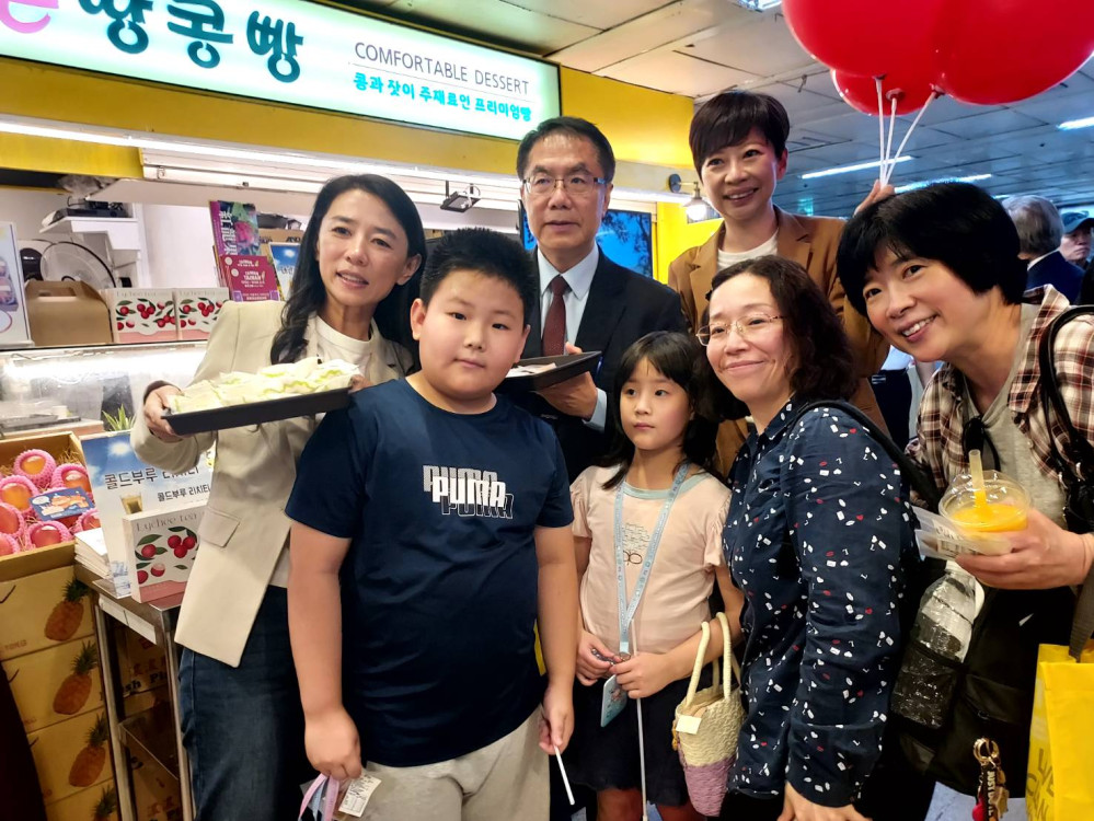 臺南市長黃偉哲率團赴首爾快閃展售 臺南農特產品搶攻韓國市場