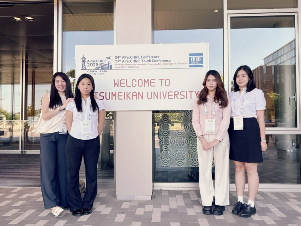 東海大學國際學院大一生勇闖國際舞台 赴大阪發表研究成果