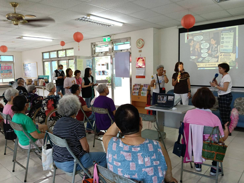 中嘉寬頻等助力 臺南防詐志工在行動