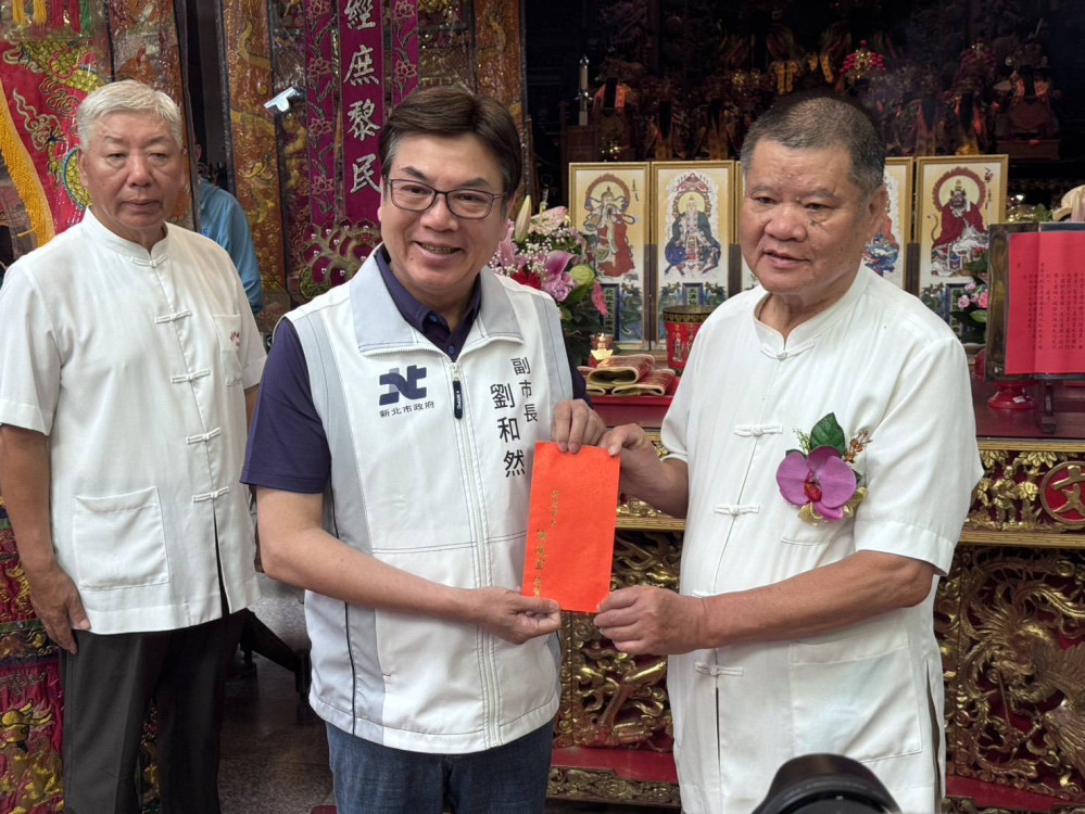 新莊地藏庵舉辦三獻祝壽祭典　新北副市長劉和然出席參拜祈福