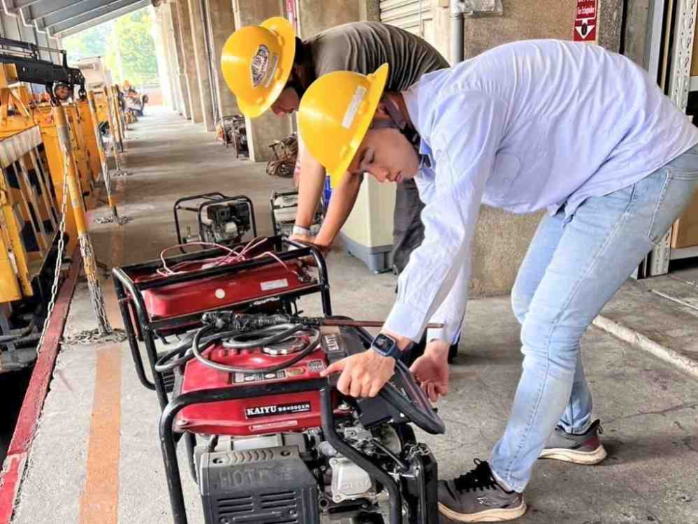 台電新竹全力戒備颱風巴威來襲　搶修人力、工程車輛及機具調度完備