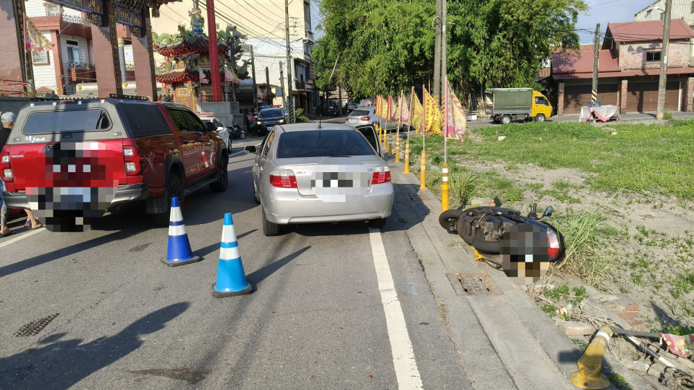 新園交通事故傳憾事　女乘客車內疑無生命徵候