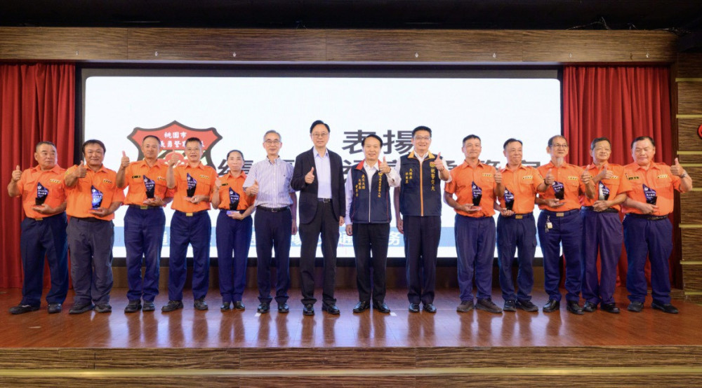 桃市表揚績優交通警察及交通義警　張善政：感謝堅守崗位守護桃園交通安全