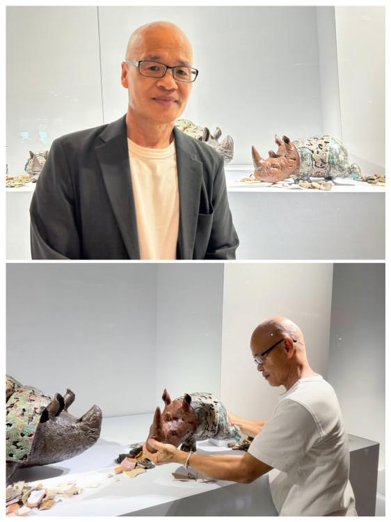 「土從光復來、福往光復去！」 光復泥順磁發現者陳金旺《友犀旺》個展中友百貨登場