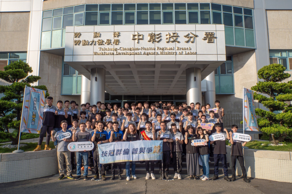中彰投分署102名選手出征全國技能競賽  木工選手李爗墉再戰全國拚金牌