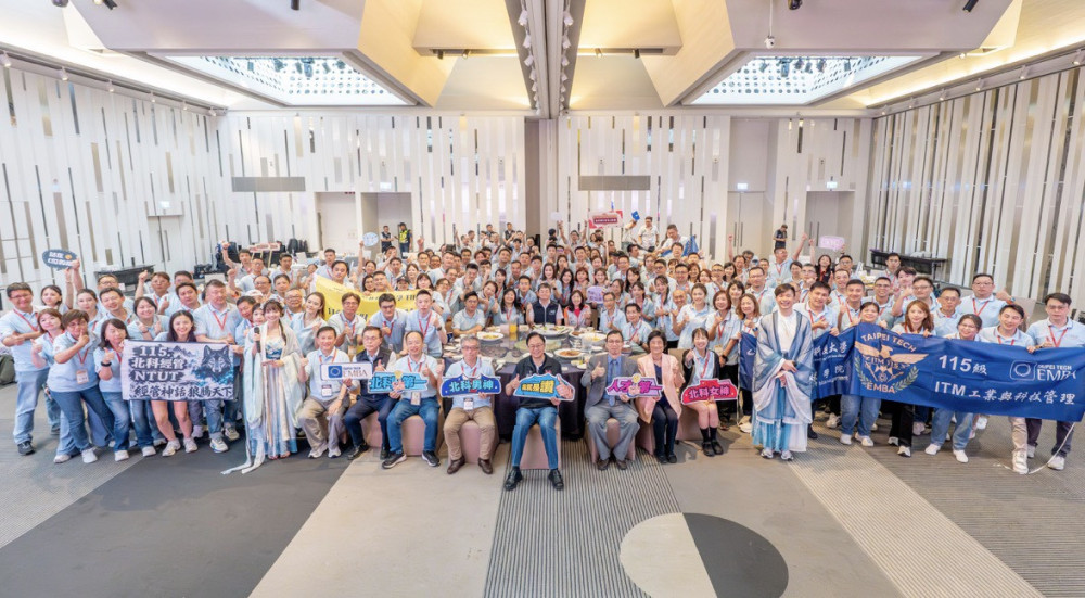 北科大EMBA第38屆班聯會迎新　張善政肯定在職進修展現自我成長決心
