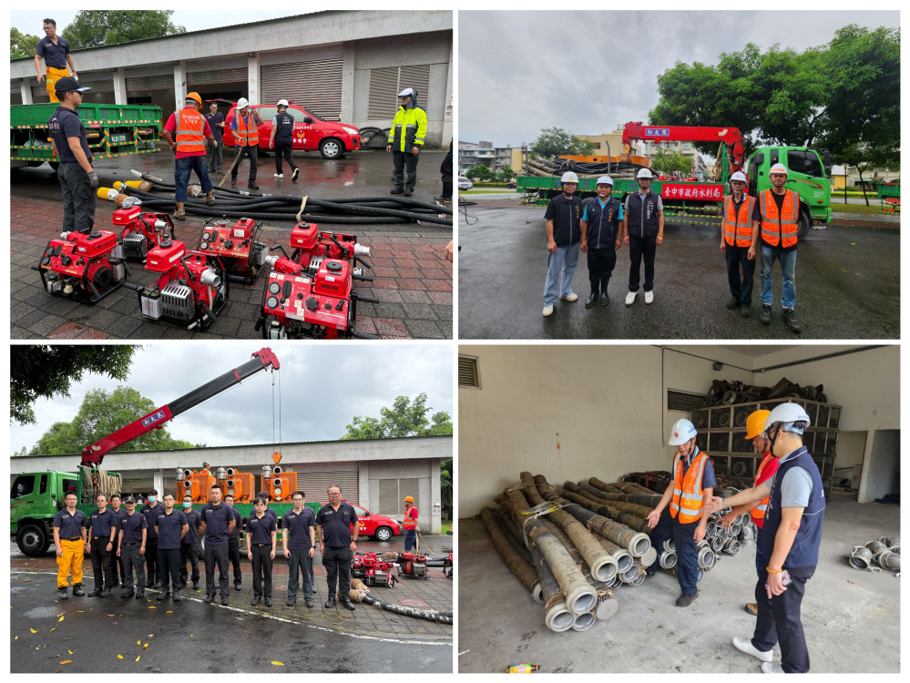 高雄豪雨積淹水　盧秀燕指示即刻馳援　中市27台抽水機具8/25南下救災
