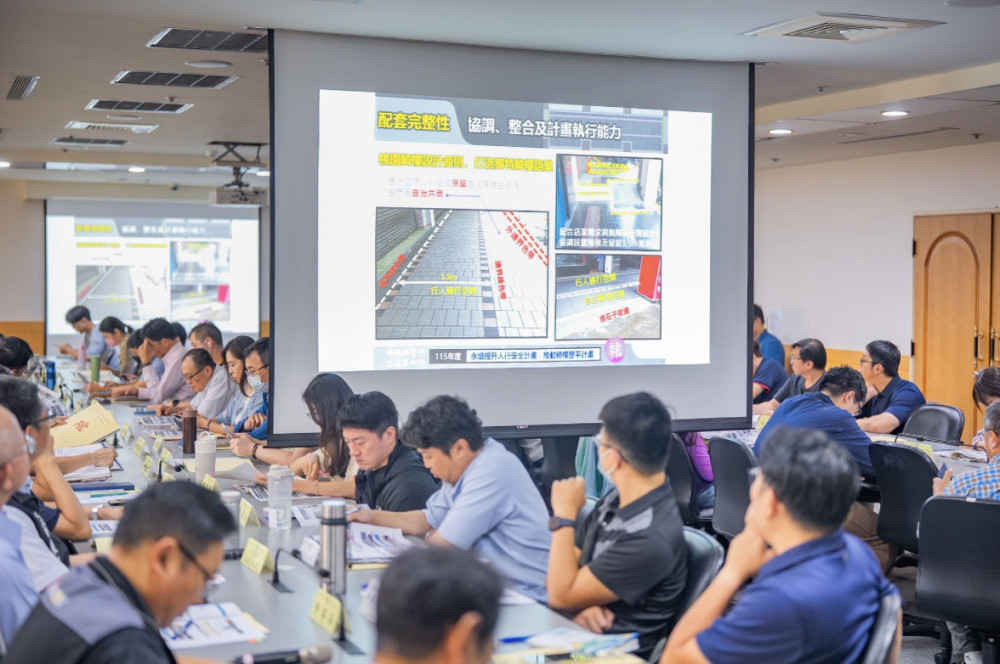 桃市8月道路交通安全會報　推動騎樓整平計畫打造連續友善人行空間