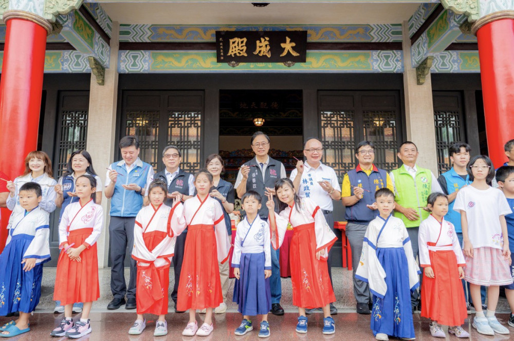 2026桃市孔廟祈福活動　張善政：為孩子增添智慧　開啟學習新旅程