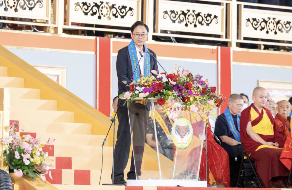中華國際供佛齋僧大會登場　張善政：弘揚慈悲感恩精神、凝聚社會善的力量