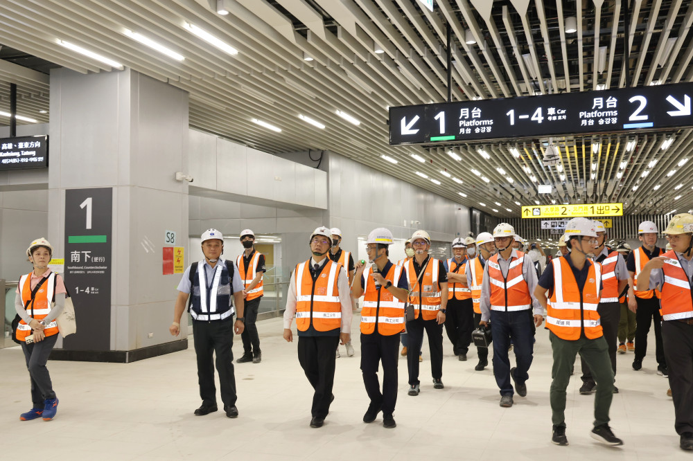 台南鐵路地下化進入通車倒數　台南車站預計9月初揭牌
