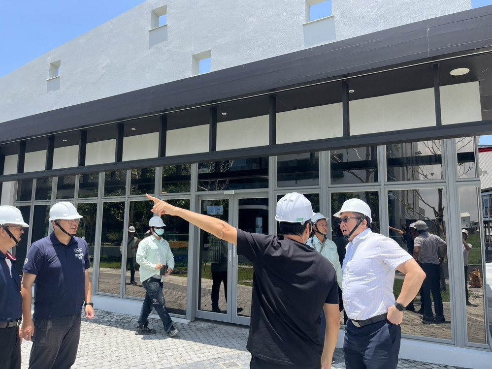 如期如質守護運動環境！臺南視察安南全民運動館 力拚工程金質獎