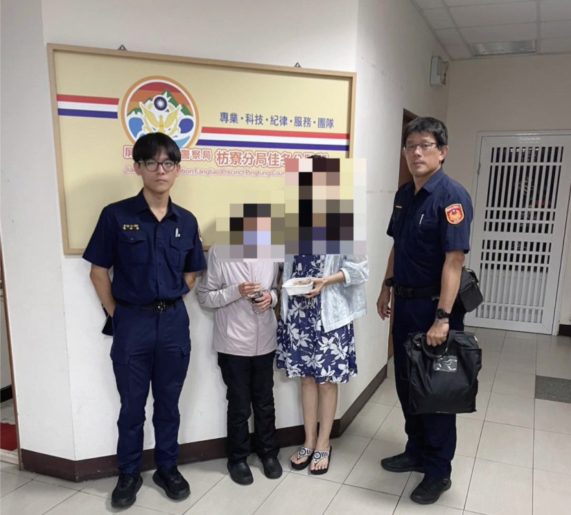 台17線老婦車燈故障　佳冬警細心查身分助失蹤長者返家