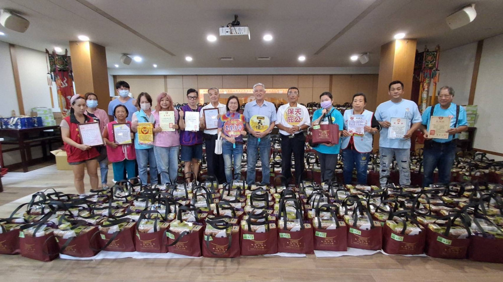 台灣首廟天壇響應普渡祈福化為實際行動，關懷社福及弱勢服務單位