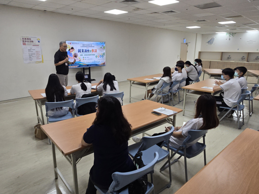 臺南勞工局推原住民就業促進　走進麻豆新樓醫院探索長照職涯